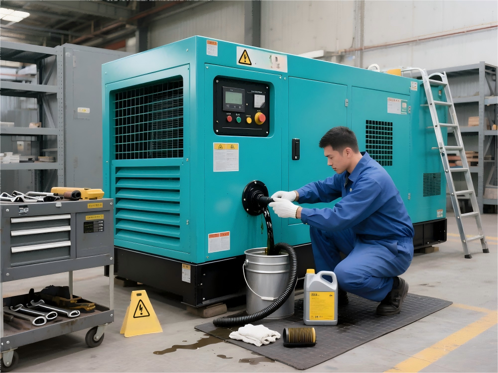 Which oil is good for a diesel generator?